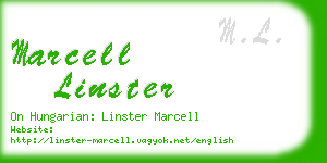 marcell linster business card